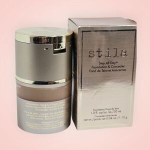 Stila Stay All Day Foundation & Concealer Brand New In Box #12 Caramel